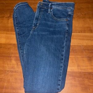 Gap skinny jeans, size 10/30, medium wash